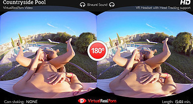Virtual Real Porn Countryside Pool