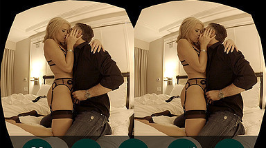 HoloGirlsVR Hot Blonde Anikka Albrite Gets Her Hole Filled With Dick