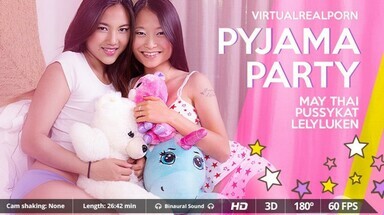 Virtual Real Porn Pyjama party