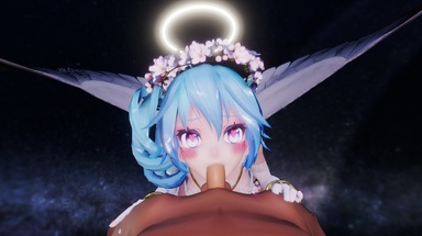  Vocaloid Miku Angelic Blowjob