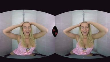 Czech VR Fetish Nikki Dream Pissing Kinky VR Shower Striptease