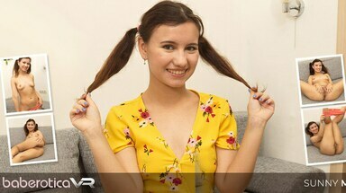  Cute Teen Sunny May Wants To Be A Pornstar
