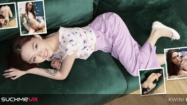  Horny Little Spinner Kwini Kim Adores Big Veiny Cocks