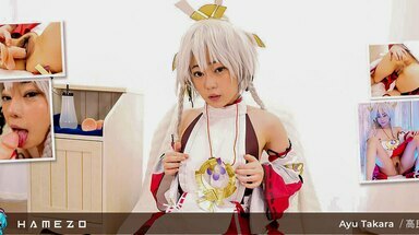  Elegant Ayu Takara Pleases Her Tight And Horny Pussy