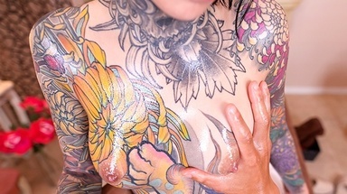  Beautiful Woman With Tattoos Is Fucked! 2/2