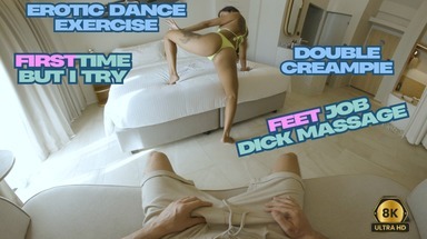  Stunning Asian Girlfriend – Erotic Dance, Wild Ride & Creampie