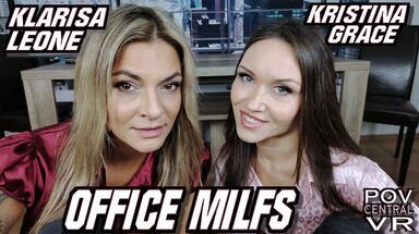  Klarisa Leone and Kristina Grace: Office MILFs