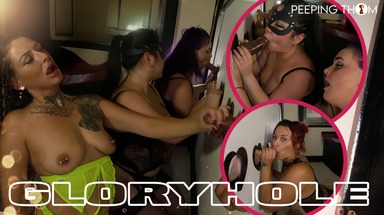  Glory Hole - Kali - Ivy - Belle - Ebony