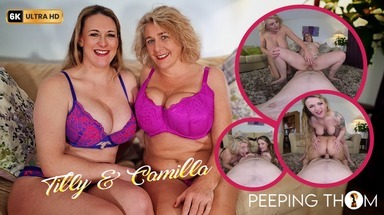  MILF Threesome - Camilla Creampie & Nurse Tilly