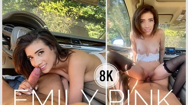  Enjoy Sex in the Car with Hot Emily
