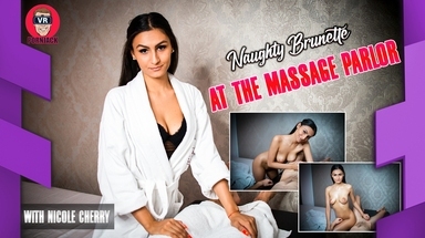 VRPornJack At the Massage Parlor - Naughty Brunette