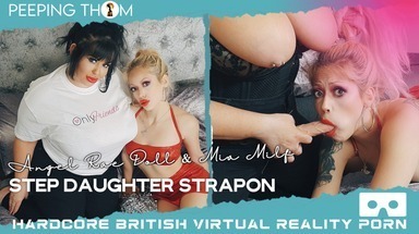  Stepdaughter Strap On; Big Tits BBW Taboo Lesbians